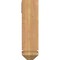 Ekena Millwork Funston Arts and Crafts Smooth Bracket w/ Offset Brace, Western Red Cedar, 5 1/2"W x 16"D x 20"H BKT0604X16X20FST03SWR - alternate 2